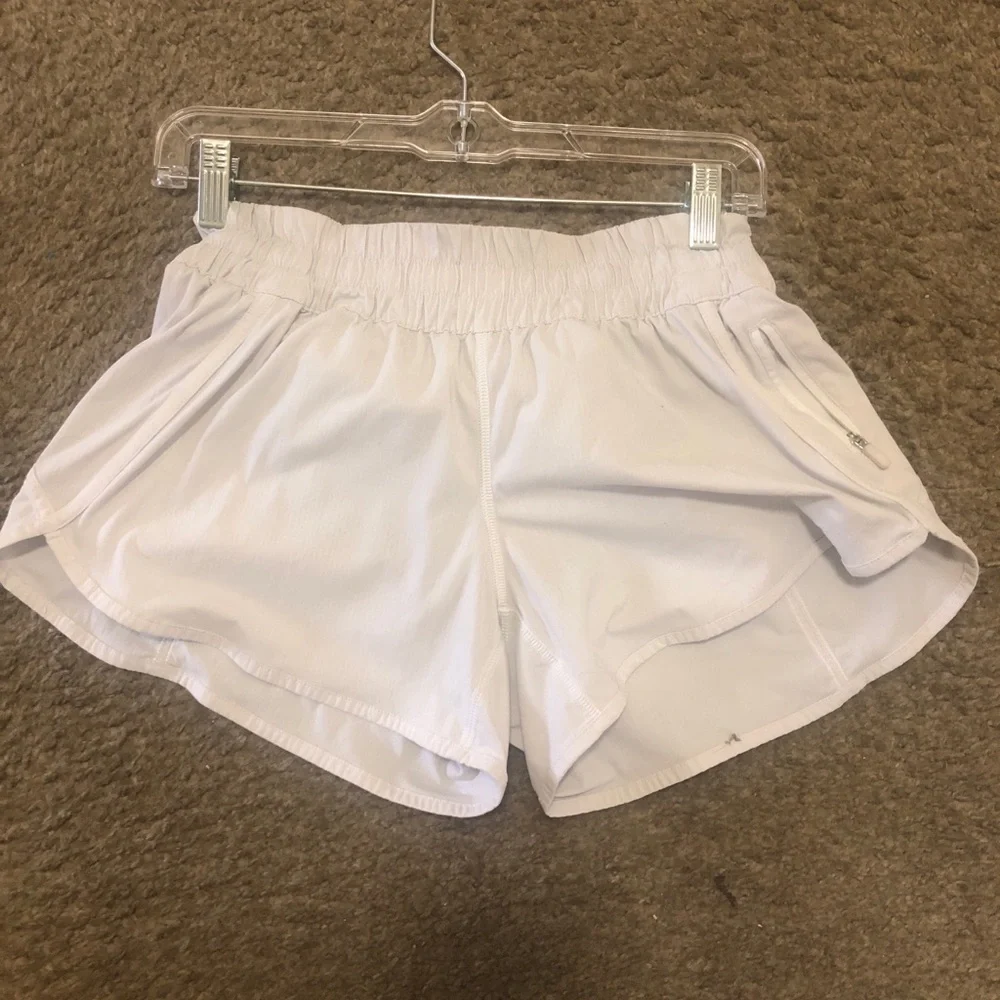 lululemon athletica White Women's Athletic Running Shorts Size 8